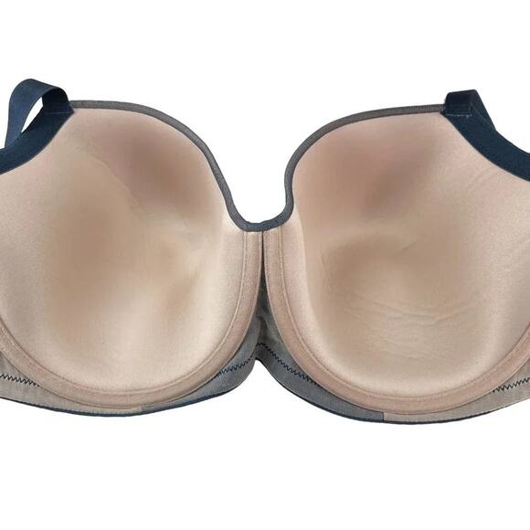 ThirdLove Eyelash Lace Demi Bra Darkest Teal 40D - Picture 4 of 8